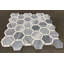 Bardiglio 12" x 12" Marble Honeycomb Mosaic Wall & Floor Tile-79872487