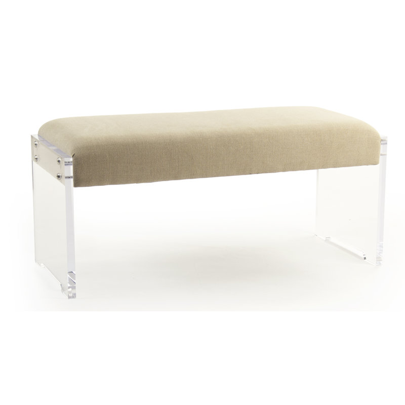 Adela Linen Upholstered Bench