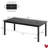 70.9/78 in Dining Table for 6-8, Farmhouse Wooden Kitchen Tables for Family, Rectangular Industrial Style Dining Room Table w/ Sturdy Metal Frame-1846444252