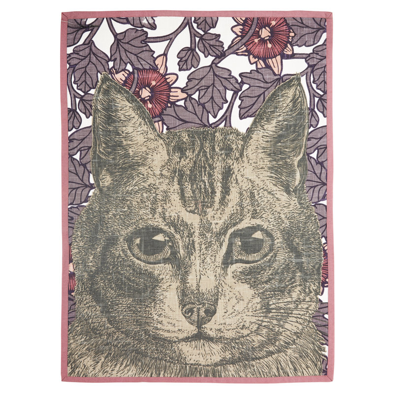 Kitty Bloomsbury Tea Towel