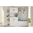 Multifunctional Left-Right Combination Hall Cabinet  With Storage And 4 Hooks-2031016142