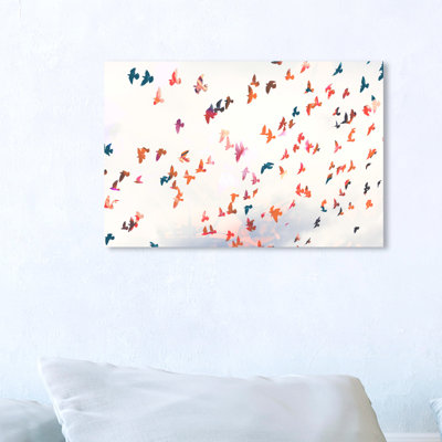 Birds in the Fall - impression d'art graphique