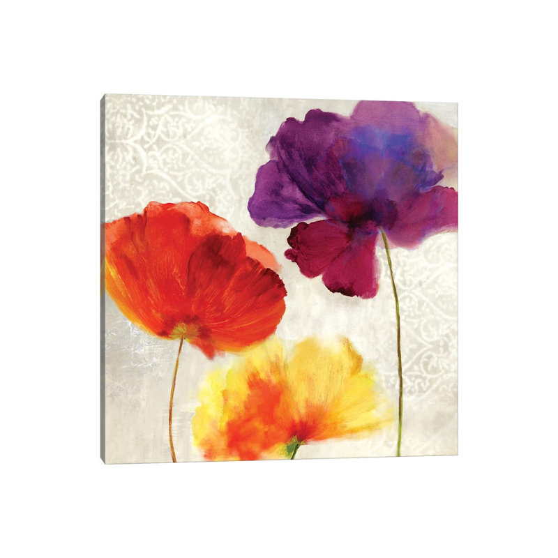 Lush Floral II by Asia Jensen - Wrapped Canvas Print, 30.48 cm H x 30.48 cm W