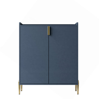 2-Door Sideboard Home Wine Bar Cabinet With Wine Rack & Adjustable Storage Shelf, Modern With Soft-Closing Hinge, Dining Room Buffet Cabinet, Liquor Cabinet Kitchen, Living Room Coffee Cart