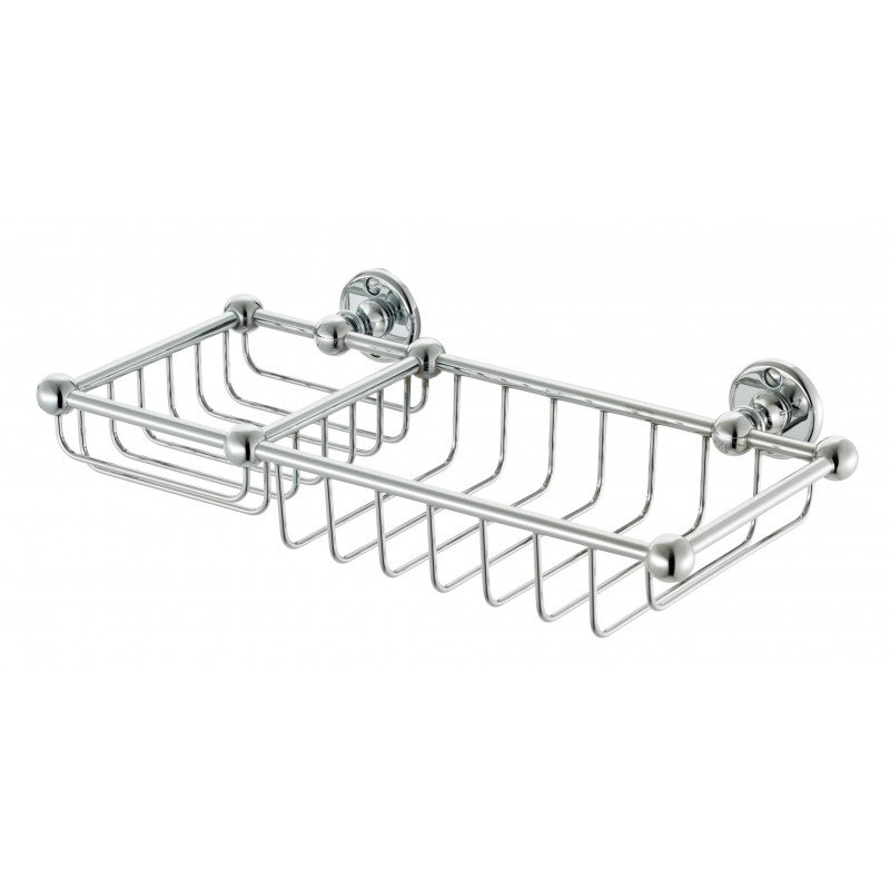 Shower Basket, Polished Nickel