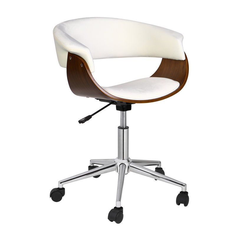 Chaise de travail Batholo, Ivoire blanc