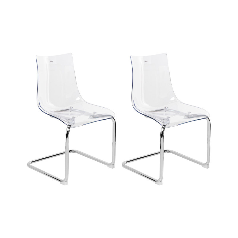 42cm H Side Chair, Clear