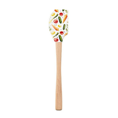Spatulart® Vegetable Garden Wood Handled Spatula