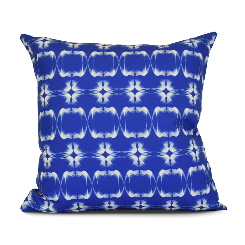 Housse de coussin d'extérieur carré Sail, Sun & Fun, Bleu, 18 po x 18 po
