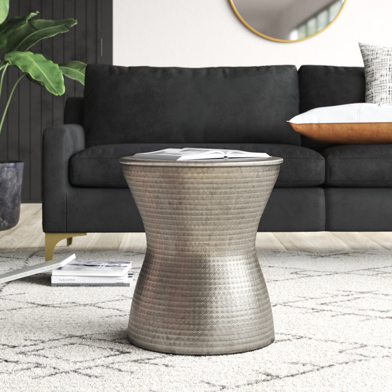 Agarita Drum End Table