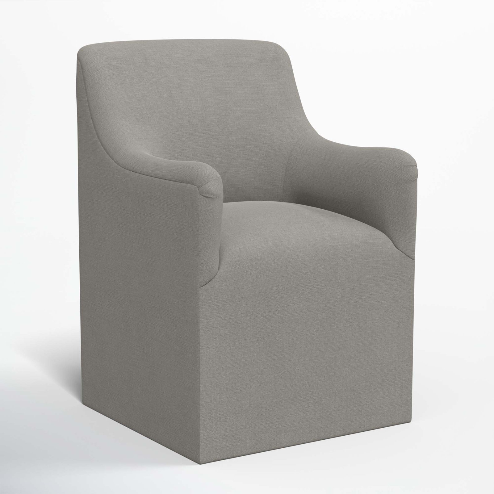 Howth Dining Armchair, Classic Grey Linen