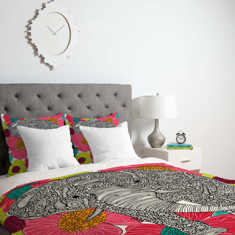 Valentina Ramos Wildlife Duvet Cover, Queen Duvet Cover, Lightweight