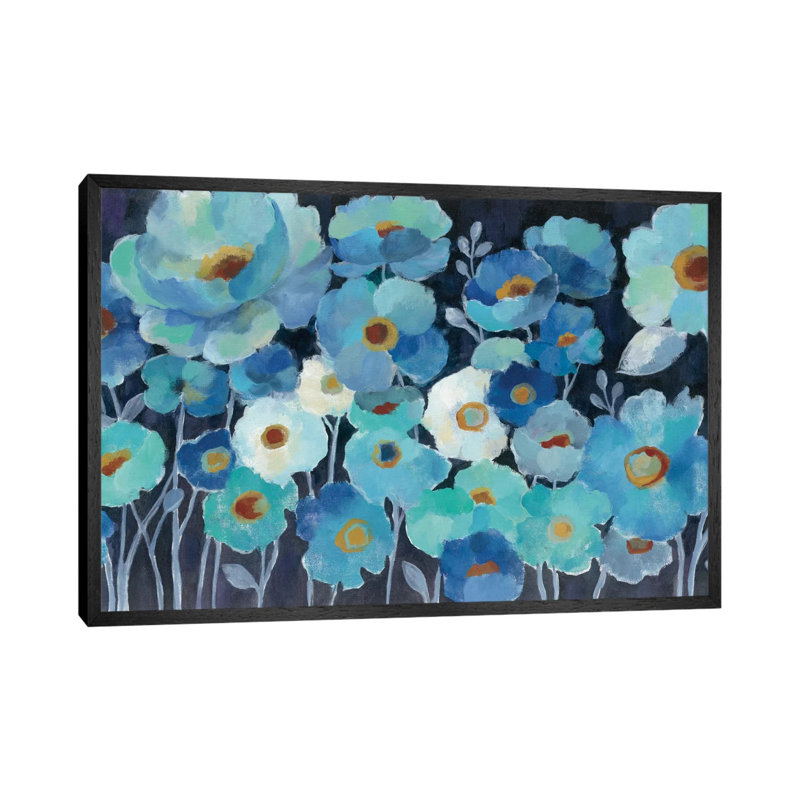 Silvia Vassileva - Print on Canvas, 101.6 cm H x 66.04 cm W, Black Floater Framed