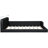 Queen Sized Upholstered Platform Bed With 2 Reading Lights, Black. Fine Pu Leather Upholstery. Generous Area For Rest And Relaxation. Adjustable Headboard Black Size Two Lights. Spacious Serene