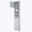 Armoire de rangement multi-fonctionnelle avec deux portes et tablettes réglables-791149904