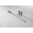 28 Inch Linear Shower Drain With Removable Brick Patterned Grate Cover, 304 Stainless Steel Shower Floor Drain With Hair Strainer And Leveling Feet-125382514
