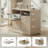32”  2 Drawer Lateral Filing Cabinet , Charging Station & Storage For Home Office-1389731032