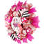 Couronne en maille de flamants roses 18 po