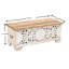 Banc de rangement en bois massif Marlye