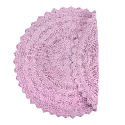 Lisk Circle Cotton Bath Rug