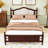 Queen Upholstered Platform Bed with Headboard-1170031415