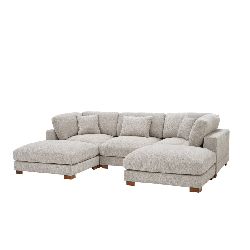 Luna Sofa, Khaki Polyester