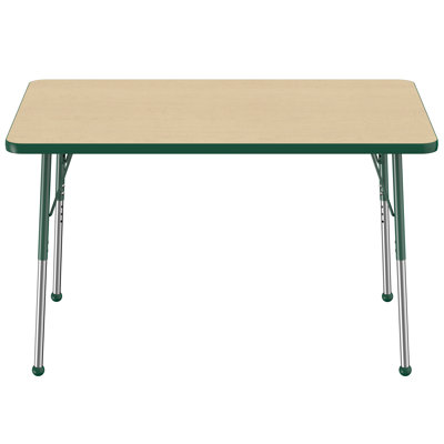 Rectangle T-Mold Adjustable Height Activity Table