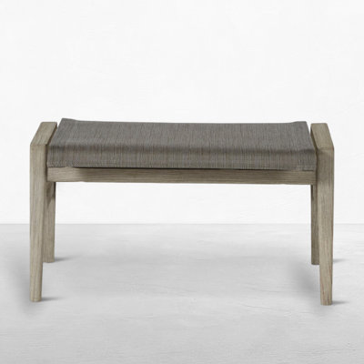 Coast Teak Ottoman - Oyster Teak