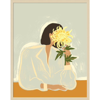 Parkston "Lady with Chrysanthemum" Print