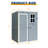 5Ft X 3Ft Resin Outdoor Storage Shed Plastic Garden Sheds With Floor And Lockable Door For Backyard, Lawn, Grey (W540S00019)-117289602