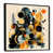 Toile avec cadre flottant noir