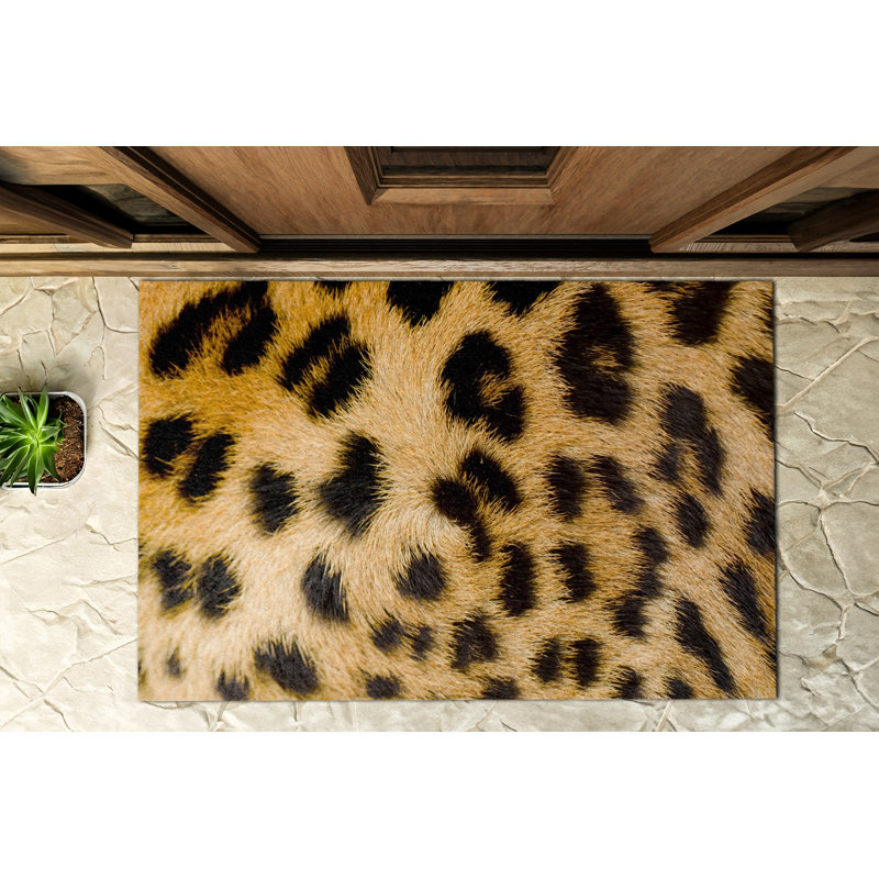 Non-Slip Animal Print Outdoor Doormat