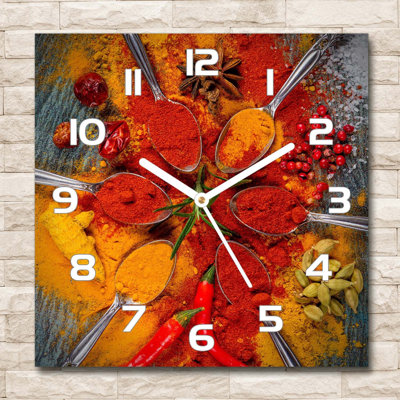 Hassen Glass Wall Clock
