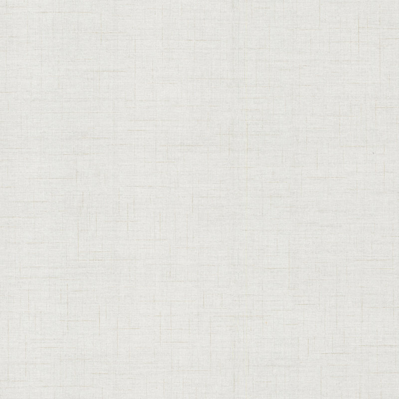 Papier peint simili tissu blanc cassé Leon, Blanc