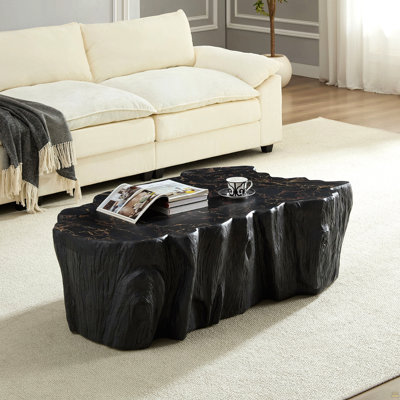 48.62" Unique Shaped Coffee Table