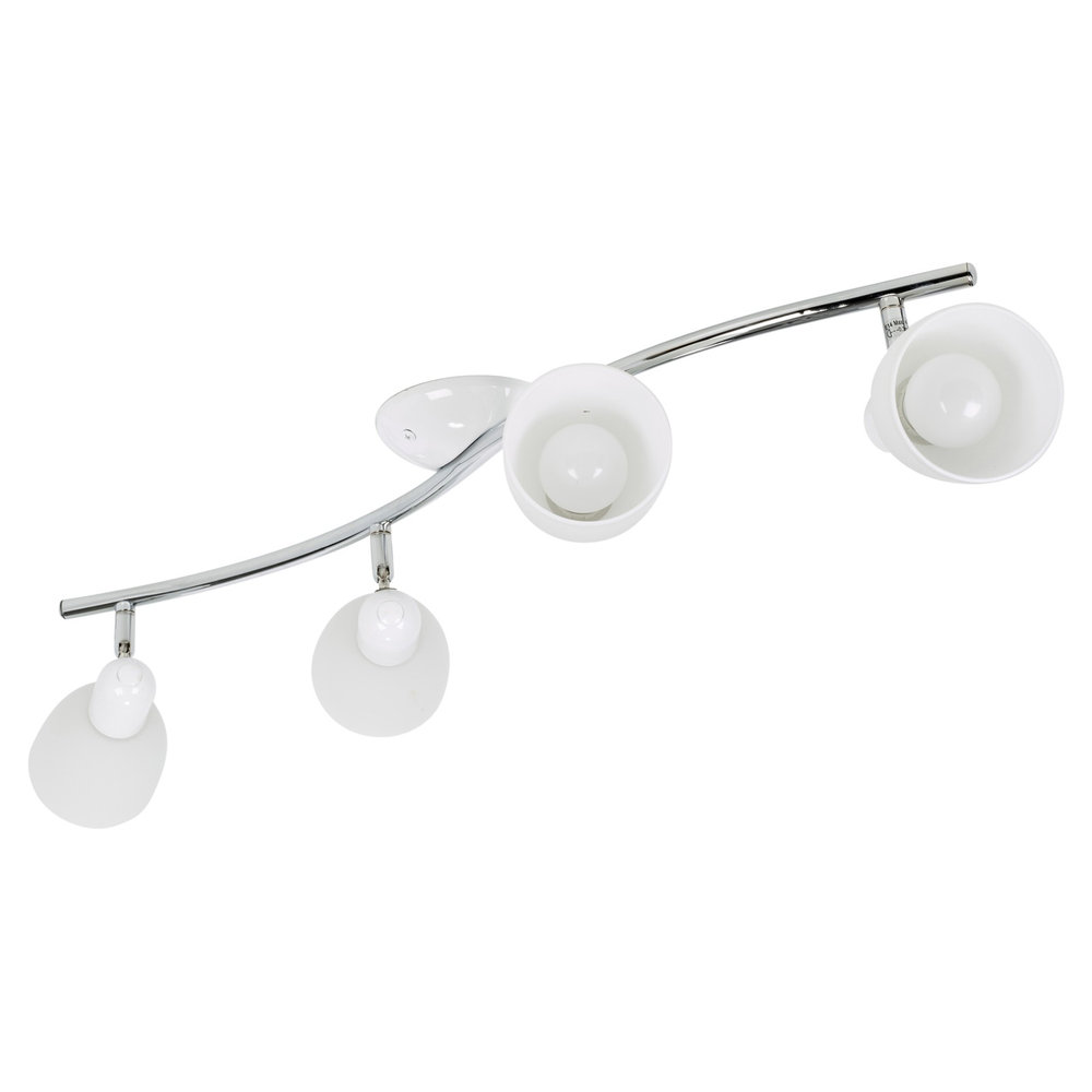 Urbnliving Warm White Dakar Led 4 Way Ceiling Spotlight Bar With Adjustable E14 Fittings And 40W Bulbs Included Modern Indoor Ceiling Light - Image 3