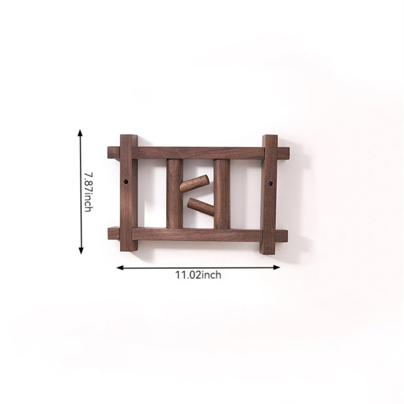 Giavanni Freestanding 2 - Hook Wall Mounted Coat Rack
