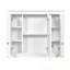 Wall Cabinet with Mirror and Shelves-386620616