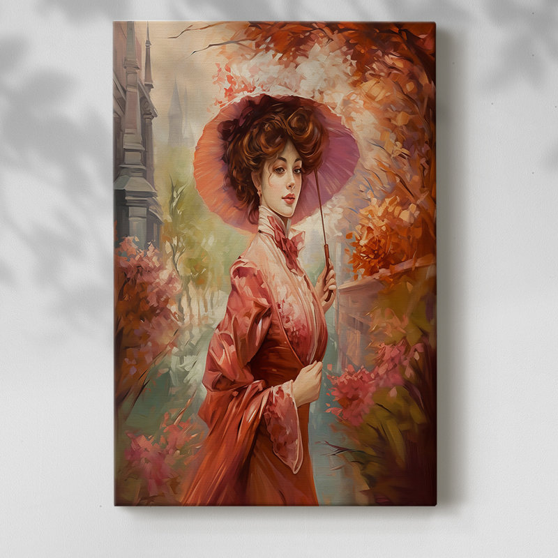 WOMEN Series DCCDXVI - Toile tendue avec châssis Premium - prête à être accrochée, H 18 po x l 12 po