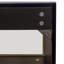 Armoire de rangement murale à grande capacité pour support à épices, garde-manger suspendu noir avec porte rabattable, pour la cuisine, la salle à manger toutes les occasions