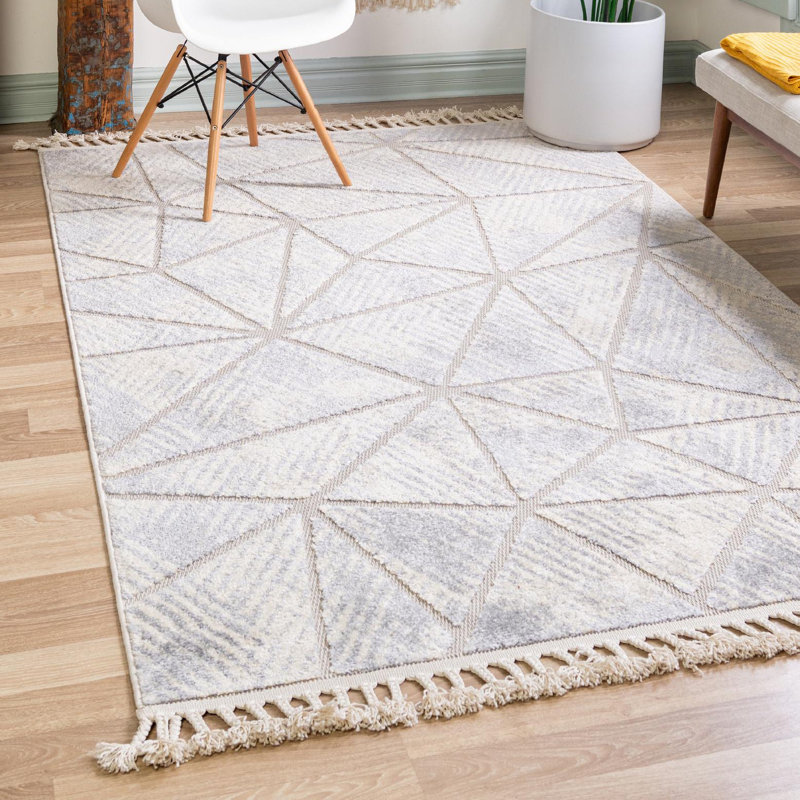Flaxton Geometric Indoor Rug, Rectangle 7'10" x 10'