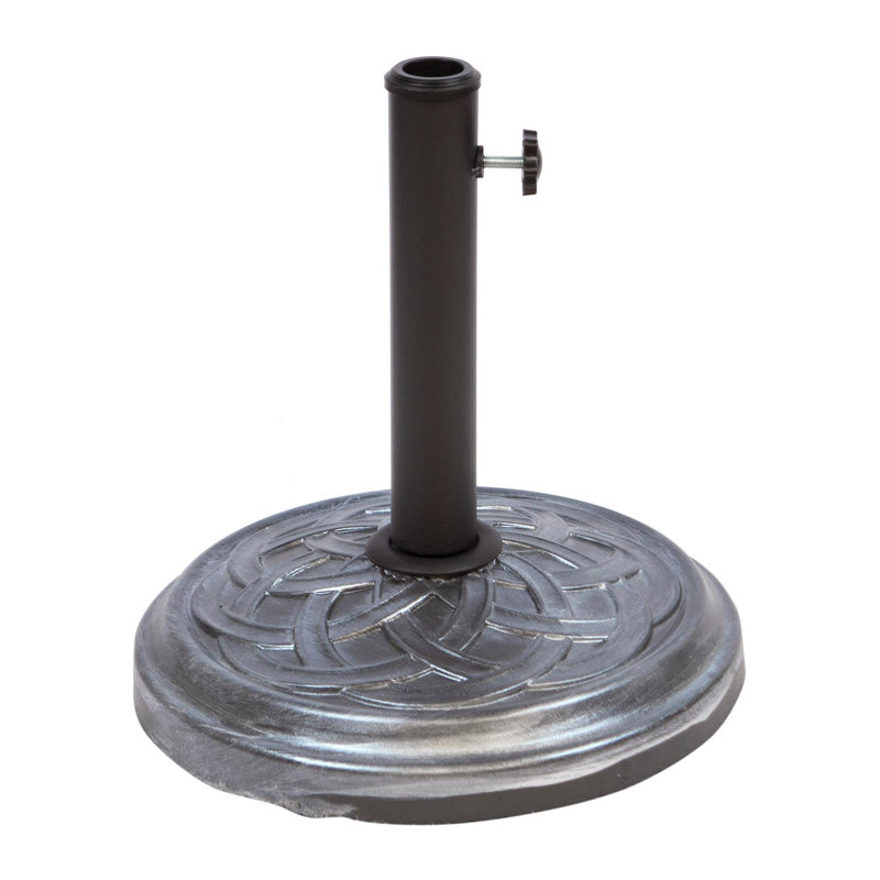 12.8kg Concrete Free Standing Umbrella Base, Grey