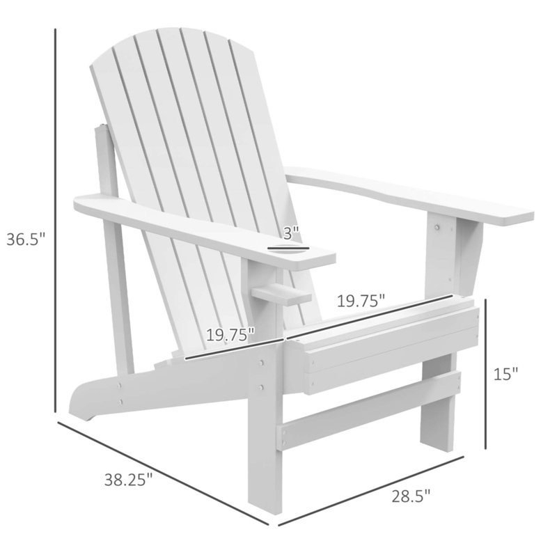 Wooden Adirondack Chair