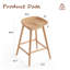 Tabouret de bar en bois massif Danel-927250379-877360258
