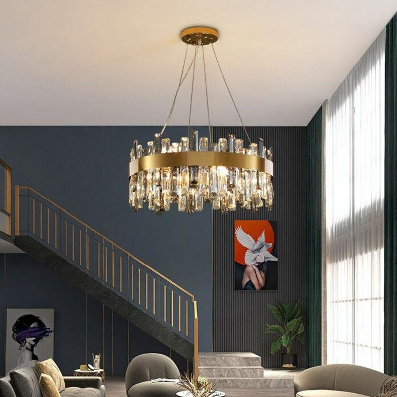 Brinton 12 - Light Waggon Wheel Chandelier