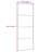 80.7'' Glass without Installation Hardware Kit Barn Door-89497978