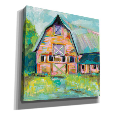 «Eping Graffiti« Going To The Country II »par Jeanett Jeanette Vertentes, reproduction d'art sur toile tendue