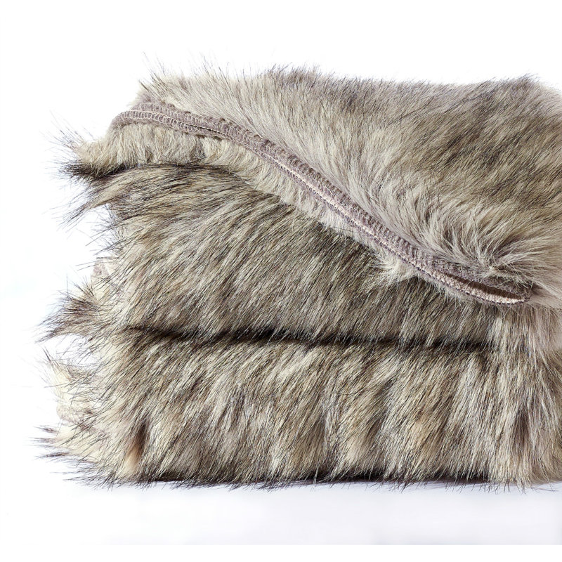 Tapis de zone brune poils longs Jarrod
