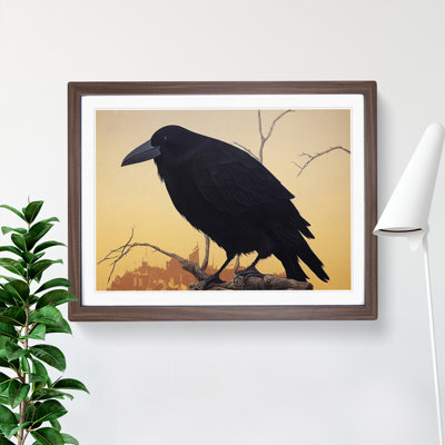 Amazing Crow Bird - Framed Print