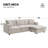 100.4*64.6" Modern Sectional Sofa